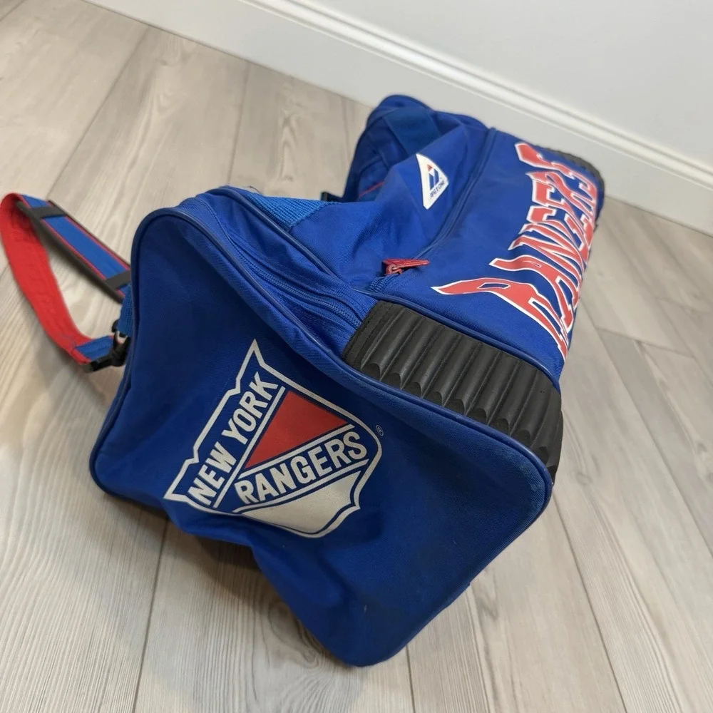 New‎ York Rangers Apex One Duffel Bag Vintage Logo NHL 90s Nylon